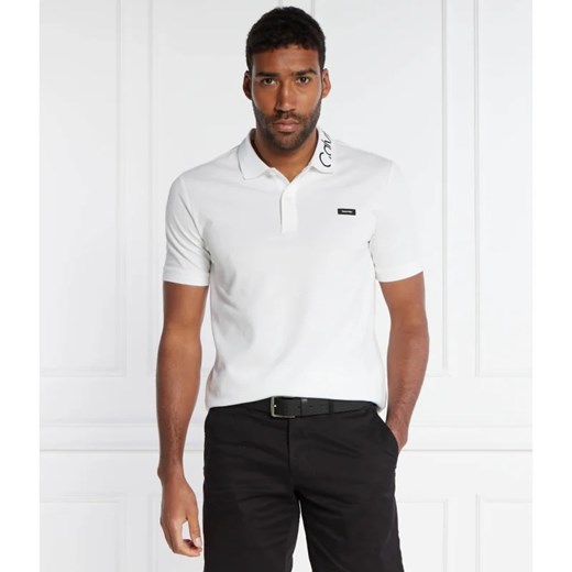 Calvin Klein Polo Pique Embroid | Slim Fit ze sklepu Gomez Fashion Store w kategorii T-shirty męskie - zdjęcie 172028016