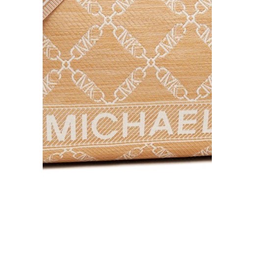 Shopper bag brązowa Michael Kors ze skóry ekologicznej