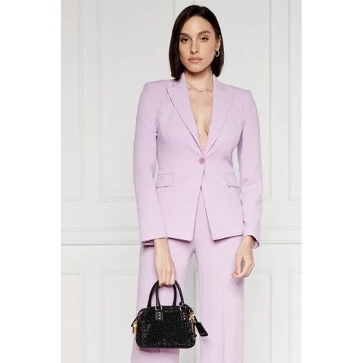 Pinko Skórzane torebka na ramię BOWLING BAG MINI CROSTA FULL Pinko OS Gomez Fashion Store