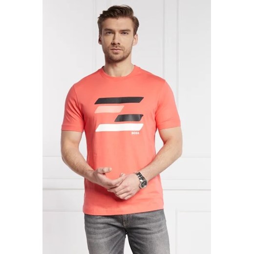 T-shirt męski BOSS HUGO pomarańczowa 