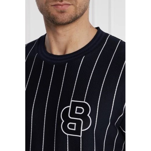 T-shirt męski BOSS HUGO z krótkim rękawem w paski 