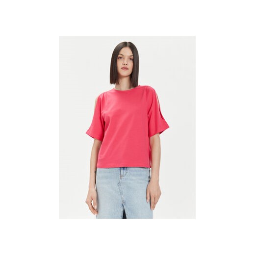 United Colors Of Benetton T-Shirt 3BL0D1078 Różowy Regular Fit ze sklepu MODIVO w kategorii Bluzki damskie - zdjęcie 172028985