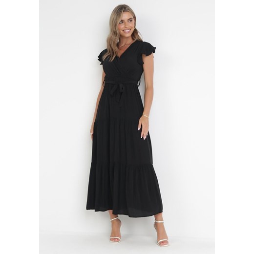 Czarna Sukienka Cephemus ze sklepu Born2be Odzież w kategorii Sukienki - zdjęcie 172030719