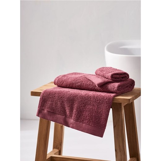 Sinsay - Ręcznik bawełniany - różowy ze sklepu Sinsay w kategorii Ręczniki - zdjęcie 172034337