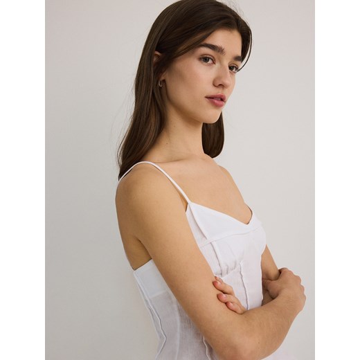 Bluzka damska Reserved casual z dekoltem v 