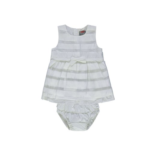 Dziewczęcy komplet składający się z sukienki z krótkim rękawem oraz majtek na pampersa ze sklepu 5.10.15 w kategorii Komplety niemowlęce - zdjęcie 172048306