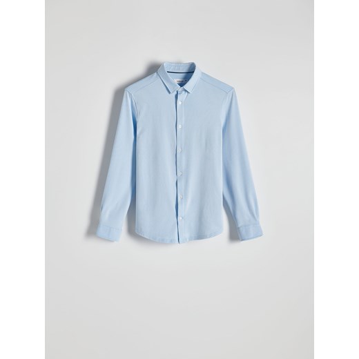 Reserved - Koszula slim fit w paski - jasnoniebieski ze sklepu Reserved w kategorii Koszule męskie - zdjęcie 172050027