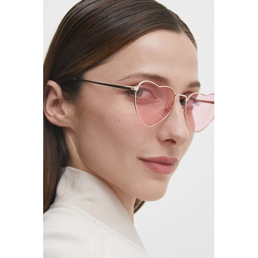 Answear Lab okulary przeciwsłoneczne damskie kolor różowy ze sklepu ANSWEAR.com w kategorii Okulary przeciwsłoneczne damskie - zdjęcie 172051628