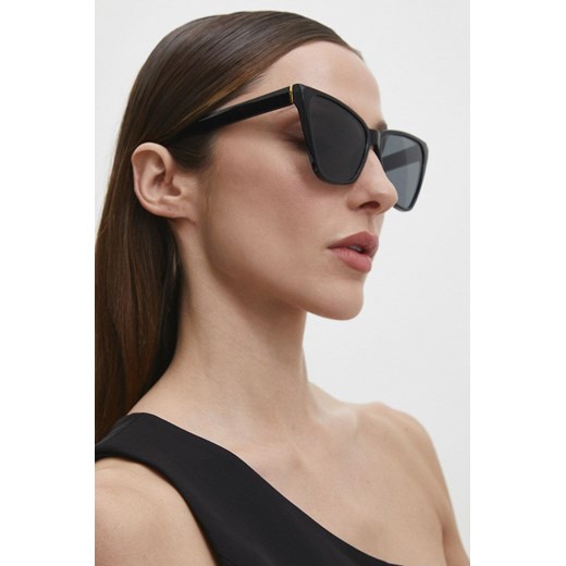 Answear Lab okulary przeciwsłoneczne damskie kolor czarny ze sklepu ANSWEAR.com w kategorii Okulary przeciwsłoneczne damskie - zdjęcie 172051716