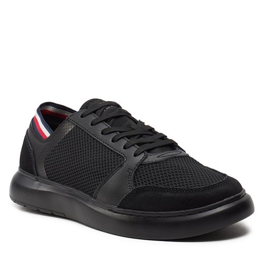 Sneakersy Tommy Hilfiger Lightweight Cup Seasonal Mix FM0FM04961 Black BDS Tommy Hilfiger 44 okazyjna cena eobuwie.pl