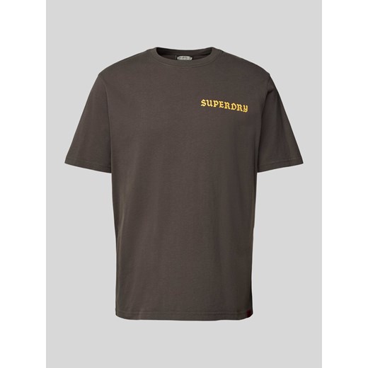 T-shirt z nadrukiem z logo model ‘TATTOO’ ze sklepu Peek&Cloppenburg  w kategorii T-shirty męskie - zdjęcie 172052766