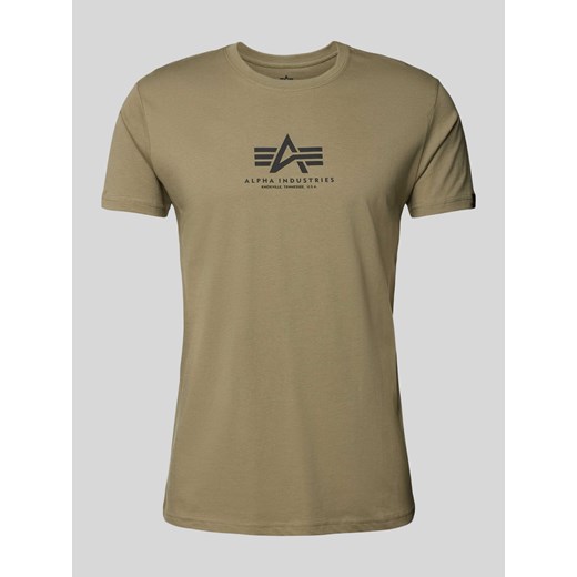 T-shirt z nadrukiem z logo ze sklepu Peek&Cloppenburg  w kategorii T-shirty męskie - zdjęcie 172052878