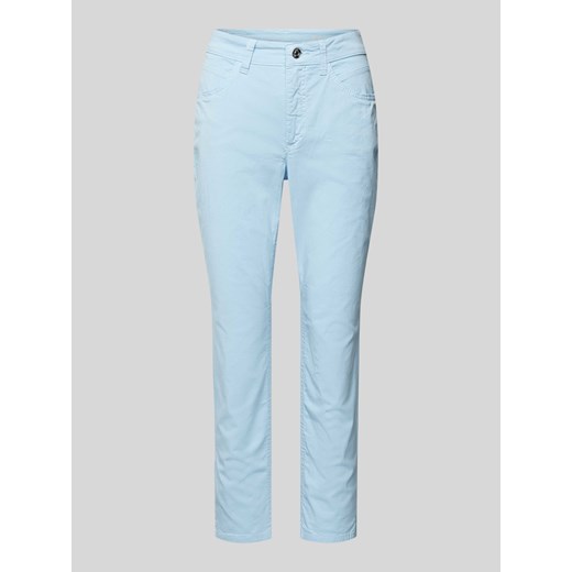 Jeansy o kroju slim fit w jednolitym kolorze model ‘MELANIE’ ze sklepu Peek&Cloppenburg  w kategorii Jeansy damskie - zdjęcie 172053007