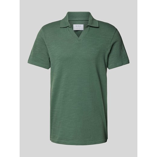 Koszulka polo o kroju regular fit z dekoltem w serek ze sklepu Peek&Cloppenburg  w kategorii T-shirty męskie - zdjęcie 172053049