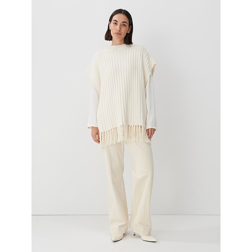 Someday Narzutka &quot;Belany&quot; w kolorze kremowym Someday onesize okazyjna cena Limango Polska