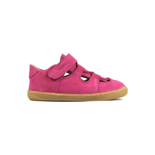 Richter Shoes Skórzane buty w kolorze różowym do chodzenia na boso ze sklepu Limango Polska w kategorii Półbuty dziecięce - zdjęcie 172053486