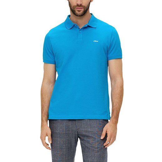 S.OLIVER RED LABEL Koszulka polo w kolorze niebieskim ze sklepu Limango Polska w kategorii T-shirty męskie - zdjęcie 172053658