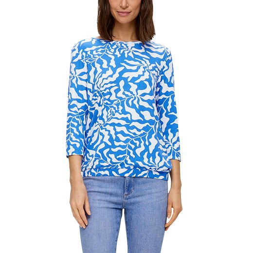 S.OLIVER RED LABEL Koszulka w kolorze niebiesko-białym ze sklepu Limango Polska w kategorii Bluzki damskie - zdjęcie 172053718