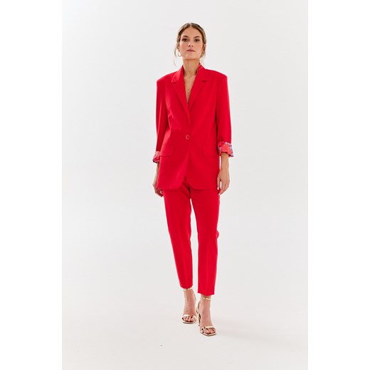 Spodnie Scarlet Red XS ze sklepu NAOKO w kategorii Spodnie damskie - zdjęcie 172053939