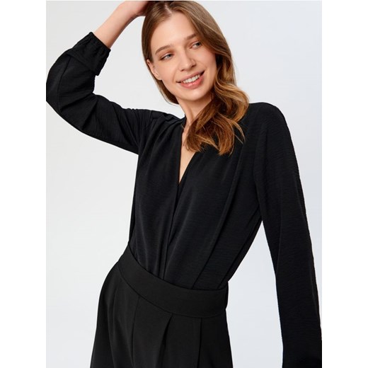 Sinsay - Koszulowe body - czarny ze sklepu Sinsay w kategorii Bluzki damskie - zdjęcie 172054589