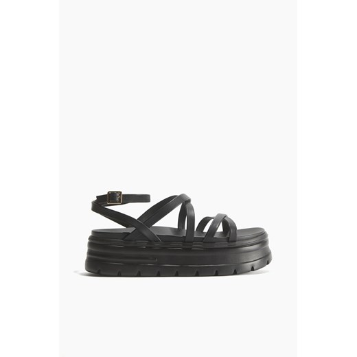 H & M - Sandały na masywnej platformie - Czarny ze sklepu H&M w kategorii Sandały damskie - zdjęcie 172057017