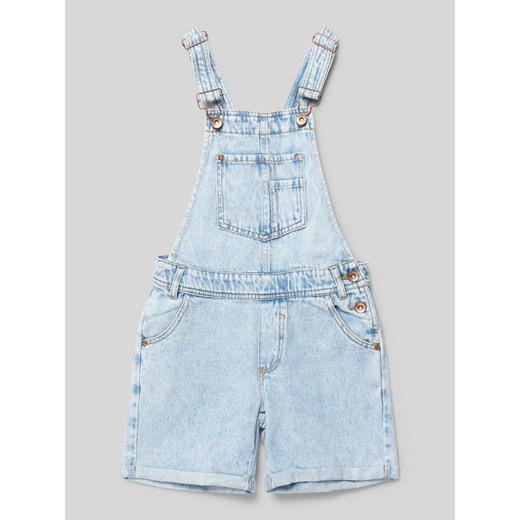 Ogrodniczki z imitacji denimu ze sklepu Peek&Cloppenburg  w kategorii Spodnie dziewczęce - zdjęcie 172057117