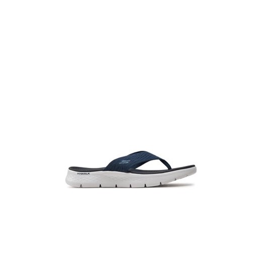 Skechers Japonki Go Walk Flex Sandal-Splendor 141404/NVY Granatowy ze sklepu MODIVO w kategorii Klapki damskie - zdjęcie 172060438