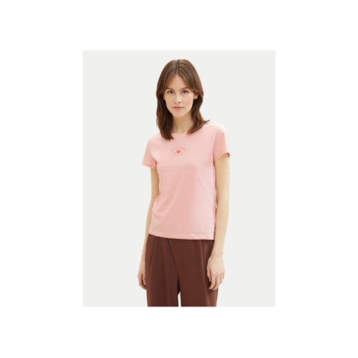 Tom Tailor Denim T-Shirt 1040185 Różowy Regular Fit ze sklepu MODIVO w kategorii Bluzki damskie - zdjęcie 172060568