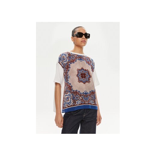 Weekend Max Mara T-Shirt Malaga 2415941112 Kolorowy Relaxed Fit ze sklepu MODIVO w kategorii Bluzki damskie - zdjęcie 172060569