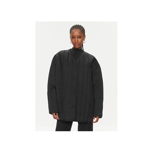 Calvin Klein Kurtka przejściowa Vertical K20K206766 Czarny Oversize ze sklepu MODIVO w kategorii Kurtki damskie - zdjęcie 172060576