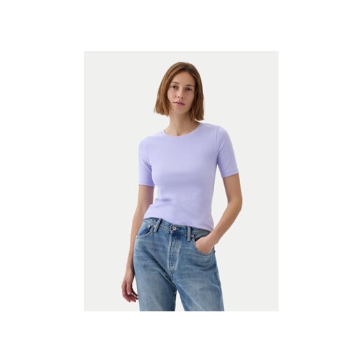 Gap T-Shirt 540635-11 Fioletowy Slim Fit ze sklepu MODIVO w kategorii Bluzki damskie - zdjęcie 172060666