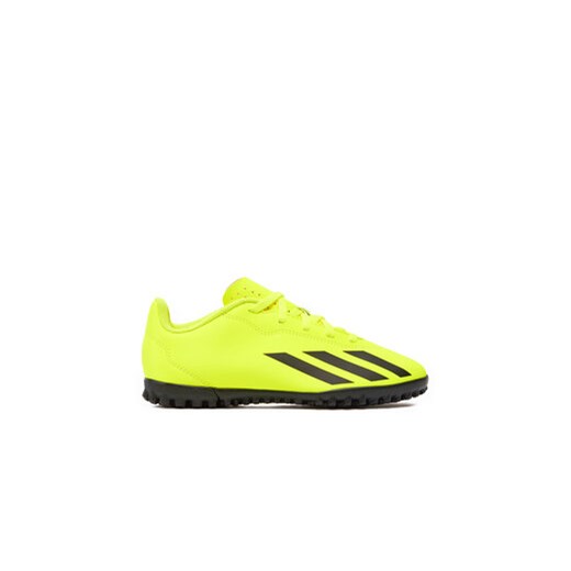adidas Buty X Crazyfast Club Turf IF0707 Żółty ze sklepu MODIVO w kategorii Buty sportowe dziecięce - zdjęcie 172060829