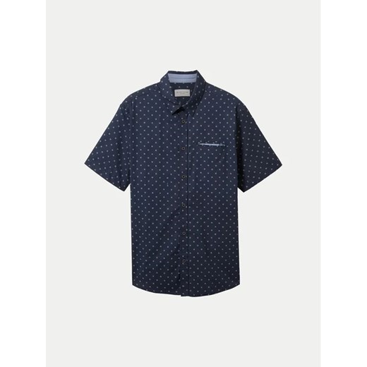 Tom Tailor Koszula 1040138 Granatowy Regular Fit Tom Tailor S MODIVO