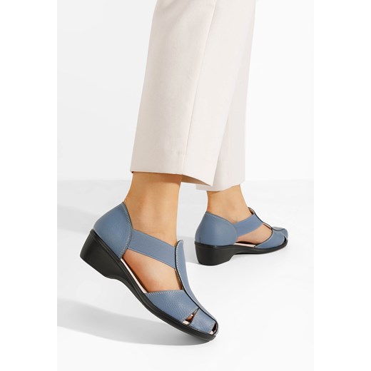 Sandały damskie Zapatos z klamrą eleganckie na lato 