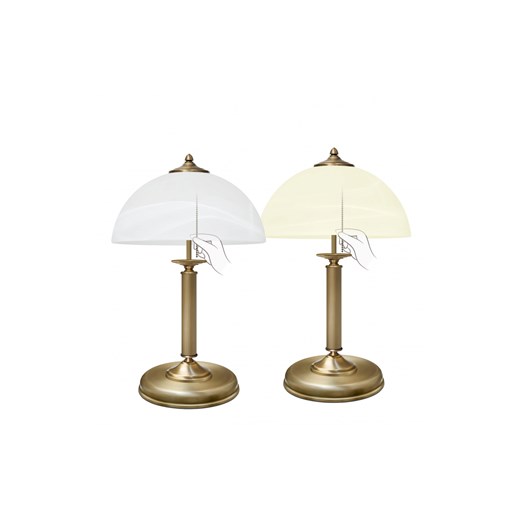 Mosiężna lampa na komodę z łańcuszkiem V-B2-L Mn Interiors One Size MN Interiors - Lampy mosiężne