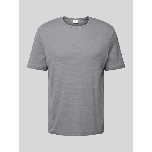 T-shirt z fakturowanym wzorem ze sklepu Peek&Cloppenburg  w kategorii T-shirty męskie - zdjęcie 172064036