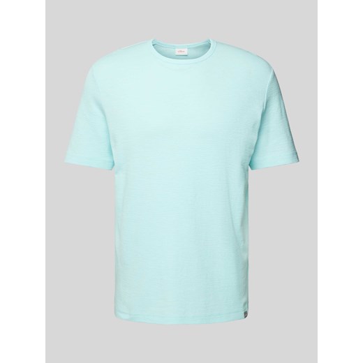 T-shirt z fakturowanym wzorem ze sklepu Peek&Cloppenburg  w kategorii T-shirty męskie - zdjęcie 172064037