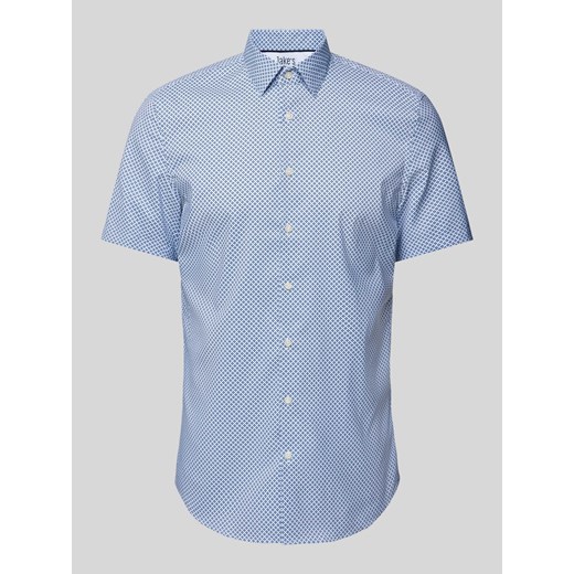 Koszula biznesowa o kroju slim fit ze wzorem na całej powierzchni ze sklepu Peek&Cloppenburg  w kategorii Koszule męskie - zdjęcie 172064089