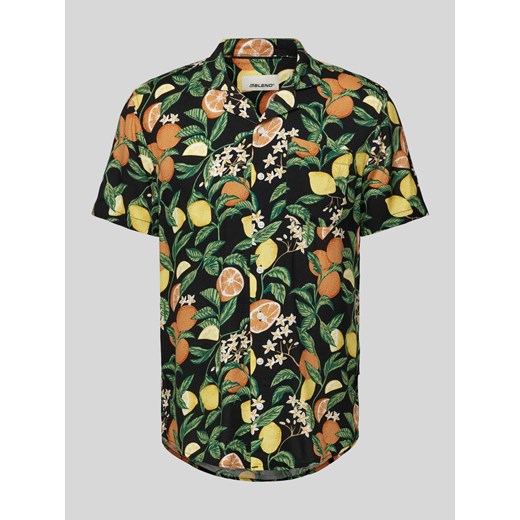 Koszula casualowa o kroju slim fit z nadrukiem na całej powierzchni ze sklepu Peek&Cloppenburg  w kategorii Koszule męskie - zdjęcie 172064179