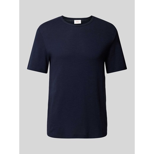 T-shirt z fakturowanym wzorem ze sklepu Peek&Cloppenburg  w kategorii T-shirty męskie - zdjęcie 172064219