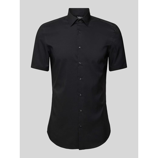Koszula biznesowa o kroju slim fit z rękawem o dł. 1/2 ze sklepu Peek&Cloppenburg  w kategorii Koszule męskie - zdjęcie 172064225
