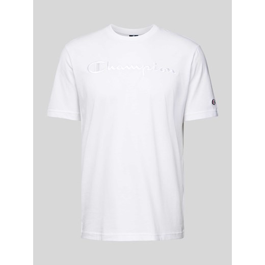 T-shirt z wyhaftowanym logo ze sklepu Peek&Cloppenburg  w kategorii T-shirty męskie - zdjęcie 172064288