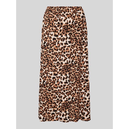 Długa spódnica z wiskozy z elastycznym paskiem model ‘EASY JOY’ ze sklepu Peek&Cloppenburg  w kategorii Spódnice - zdjęcie 172064289