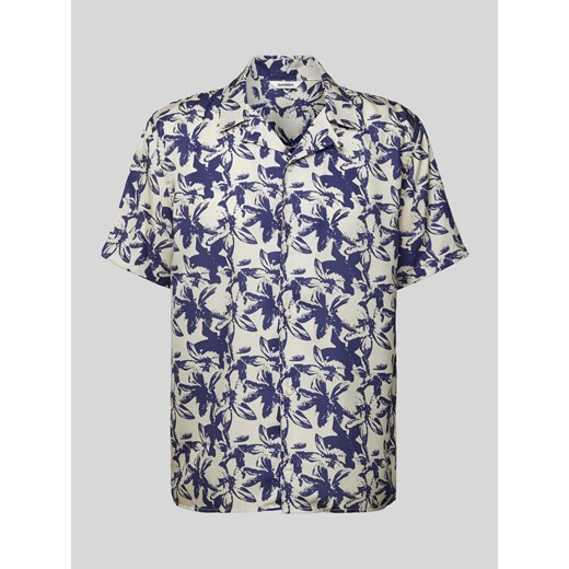 Koszula casualowa o kroju regular fit z kwiatowym nadrukiem na całej powierzchni ze sklepu Peek&Cloppenburg  w kategorii Koszule męskie - zdjęcie 172064389