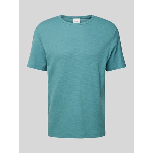 T-shirt z fakturowanym wzorem ze sklepu Peek&Cloppenburg  w kategorii T-shirty męskie - zdjęcie 172064478