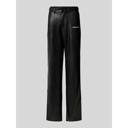 Spodnie materiałowe z nadrukiem z logo model ‘LISTON’ ze sklepu Peek&Cloppenburg  w kategorii Spodnie damskie - zdjęcie 172064555
