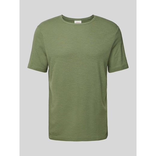 T-shirt z fakturowanym wzorem ze sklepu Peek&Cloppenburg  w kategorii T-shirty męskie - zdjęcie 172064645