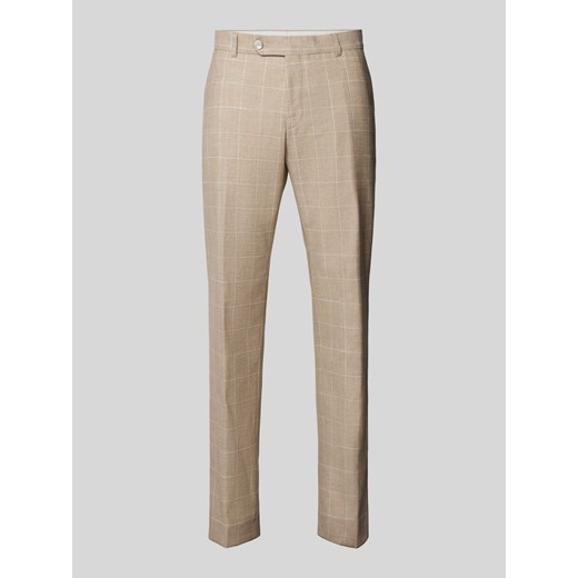 Spodnie do garnituru ze wzorem w kratę model ‘Mace’ ze sklepu Peek&Cloppenburg  w kategorii Spodnie męskie - zdjęcie 172064945