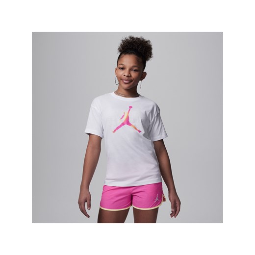 T-shirt dla dużych dzieci z nadrukiem Jordan Lemonade Stand - Biel ze sklepu Nike poland w kategorii Bluzki damskie - zdjęcie 172068439