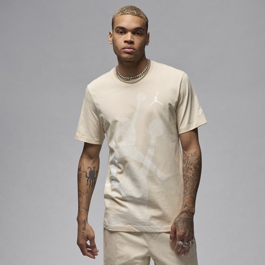 T-shirt męski Jordan Brand - Brązowy Jordan XS Nike poland